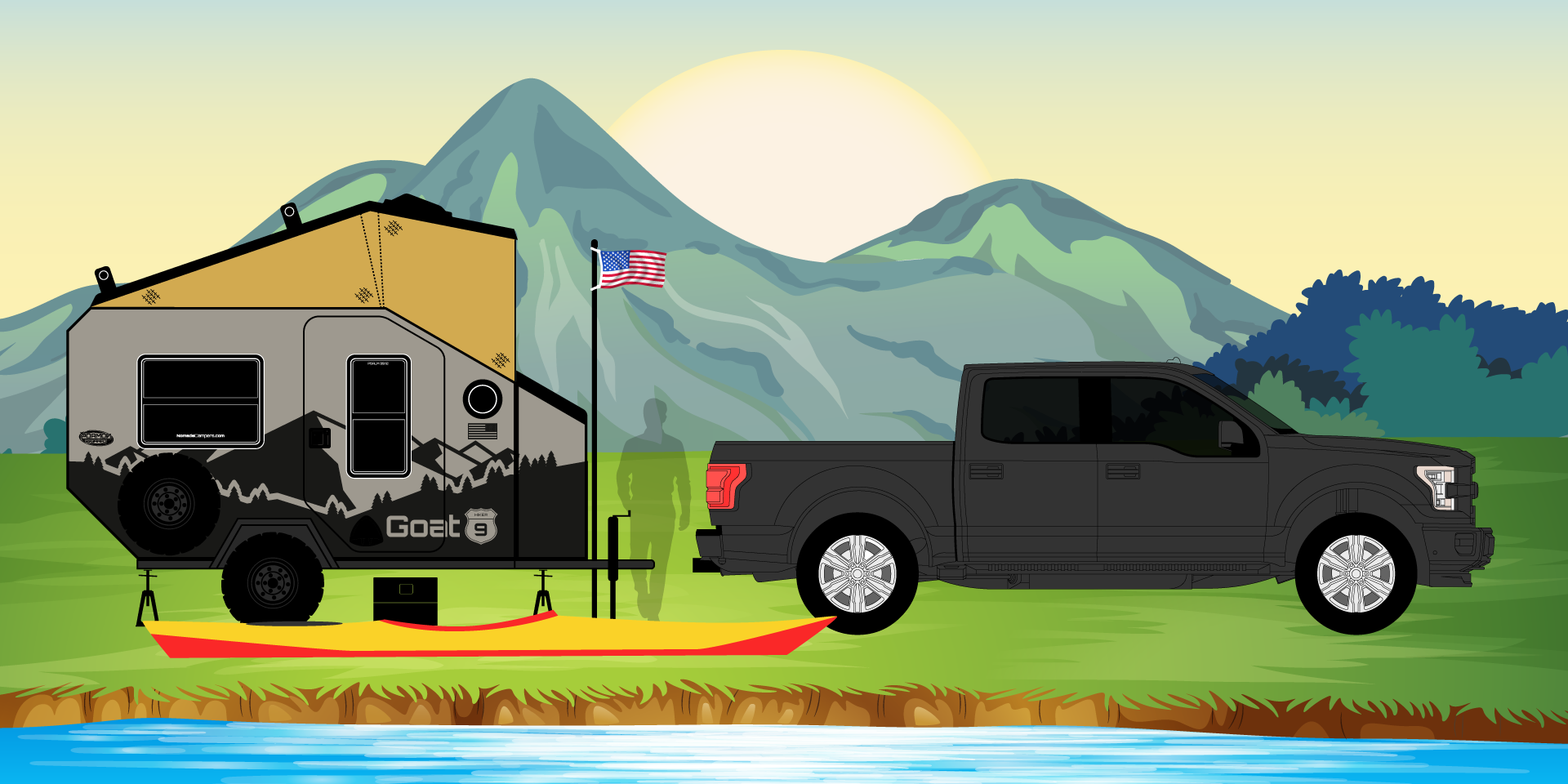 Nomads Campers - GoatHiker9 - concept art off-road